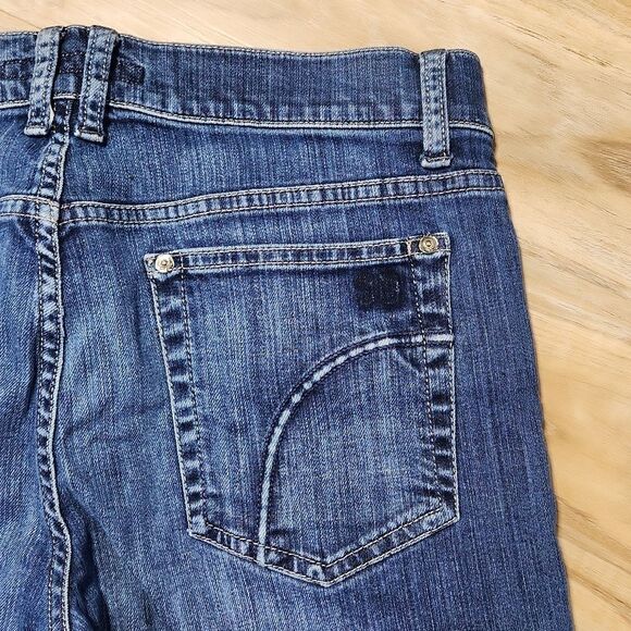 💜Anthropogie Joe's Jeans Socialite Kennedy Cuffed Capri Jeans Size 10/30 - Picture 10 of 12